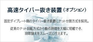 高速タイバー抜き装置（オプション）